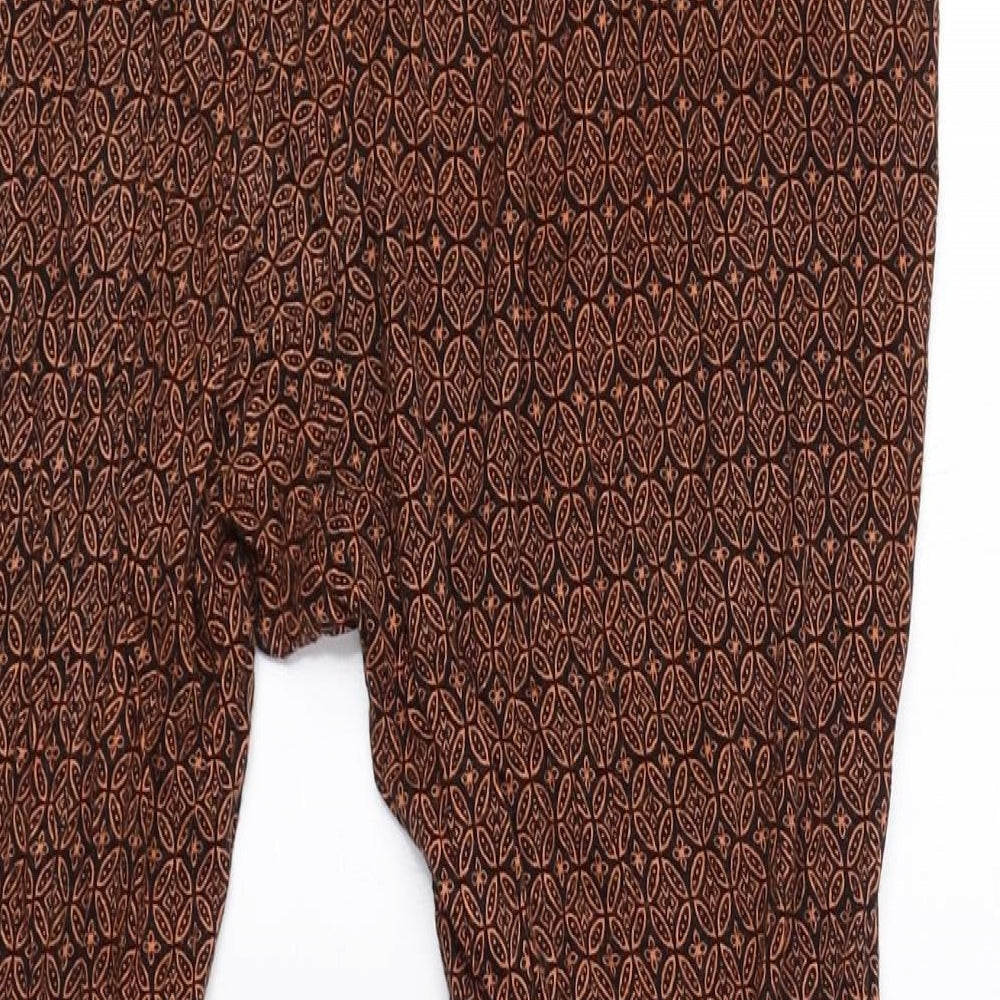 Womens UK Size M H&M Jogger Brown Leggings