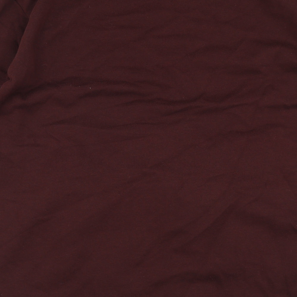 Womens UK Size S Zara Red Tunic Blouse