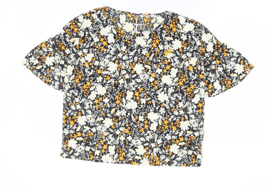 Womens UK Size 14 Great Plains Multicoloured Basic Blouse