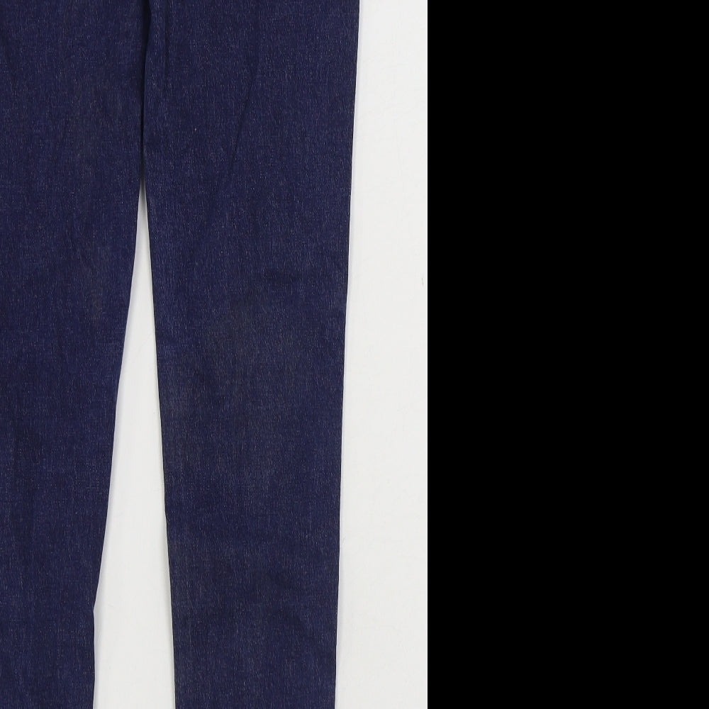 Denim & Co. Womens Blue Cotton Jegging Jeans Size 12 L29 in Regular