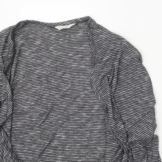 Womens UK Size 10 Miss Selfridge Grey Cardigan Jumper