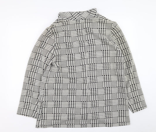 Primark Womens Yellow Check Jacket Blazer Size 16