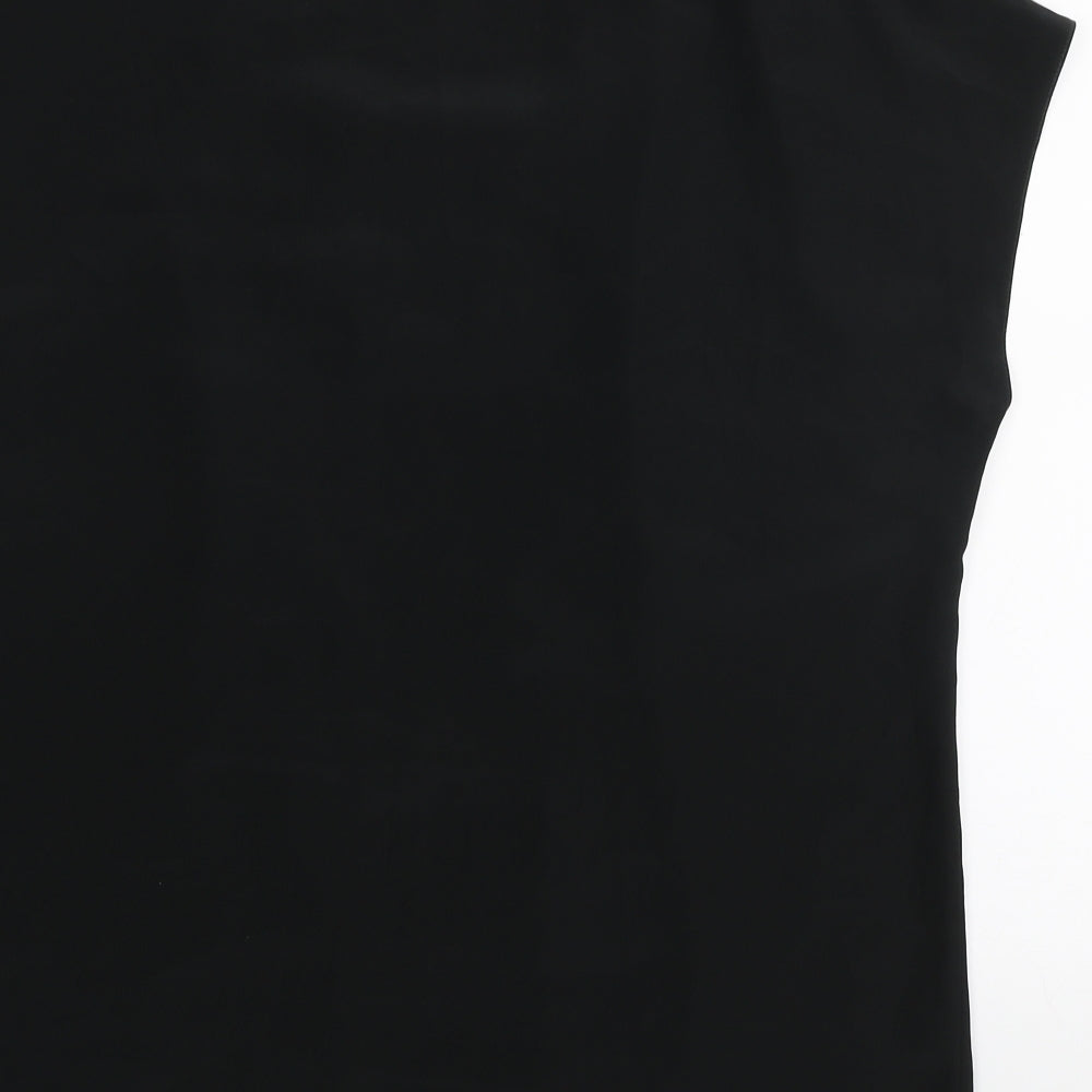 Womens UK Size 20 Sommermann Black Basic T-Shirt
