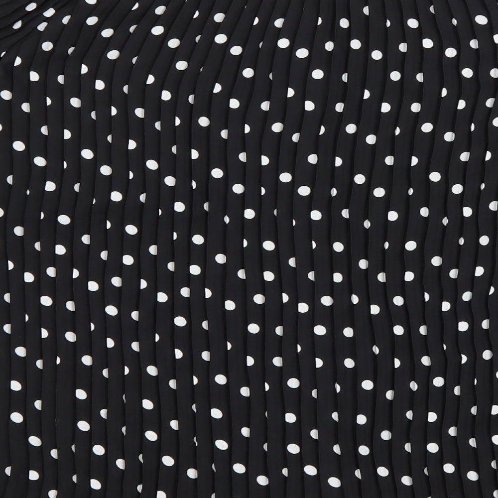 Womens UK Size 10 NEXT Black Basic Blouse