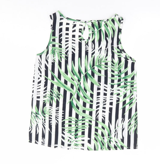 Womens UK Size 8 Only Multicoloured Basic Tank