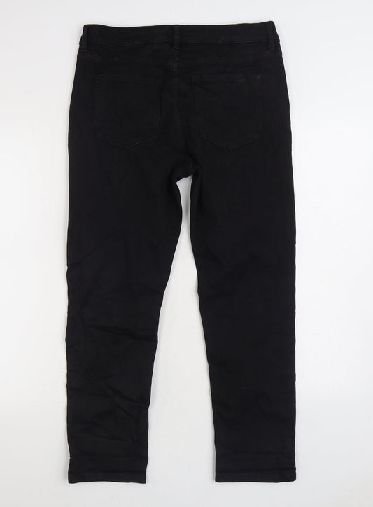 Womens UK Size 12 Marks and Spencer Regular Fit Skinny Black Jeans