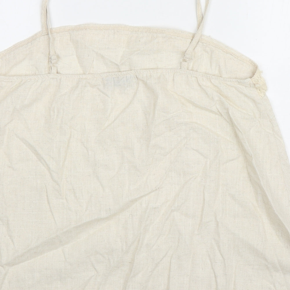 Womens UK Size 2XL ChicMe Beige Camisole Tank