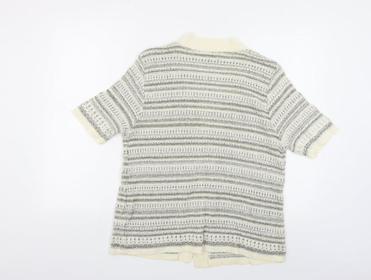 Womens UK Size S Bonmarché Beige Cardigan Jumper