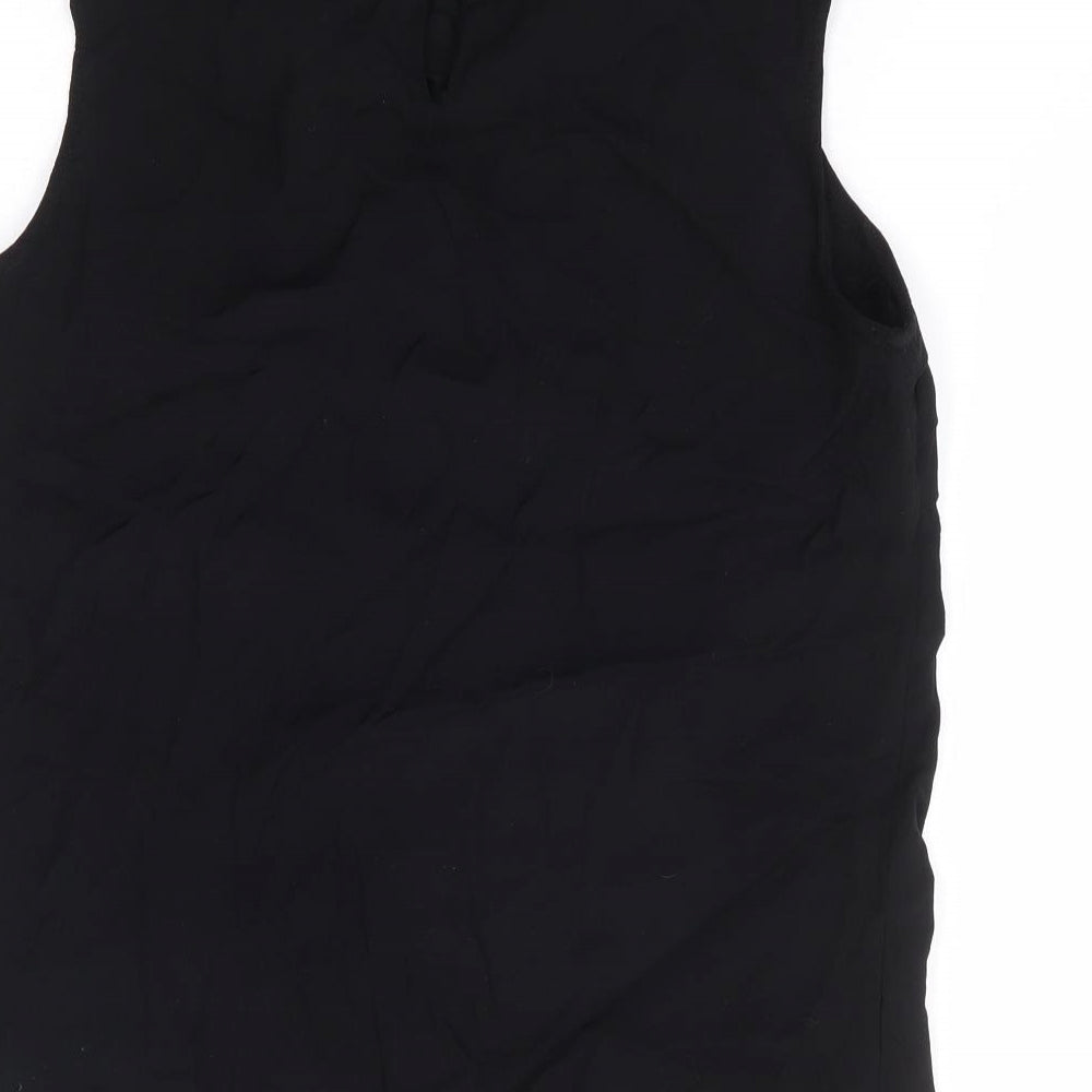 Womens UK Size 12 Monsoon Black Basic Tank