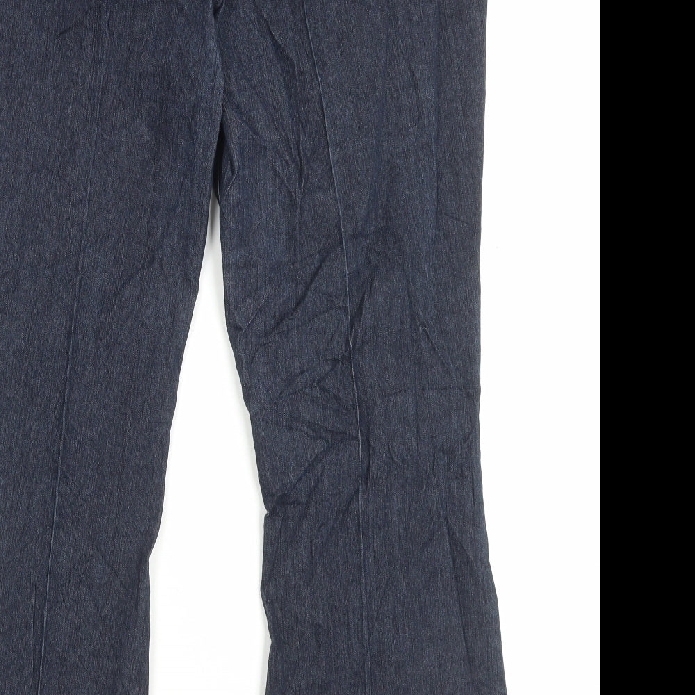 Womens UK Size 18 Dorothy Perkins Regular Fit Blue Trousers