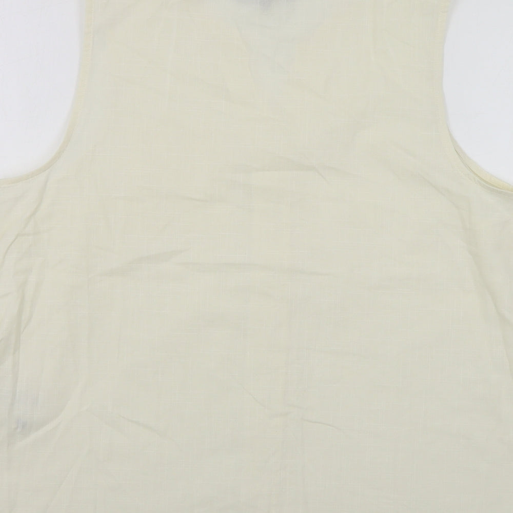 Womens UK Size 16 Bonmarché Ivory Basic Button-Up