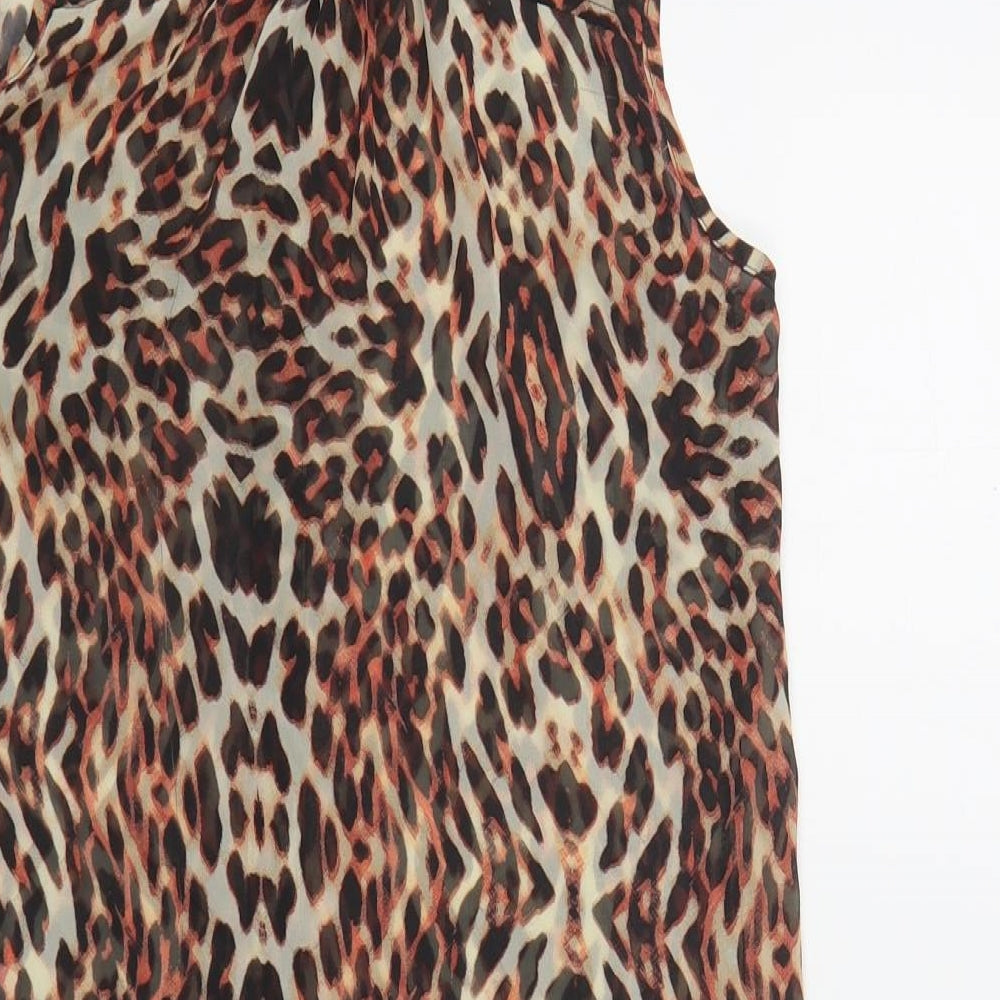 Womens UK Size 8 New Look Multicoloured Tunic Button-Up