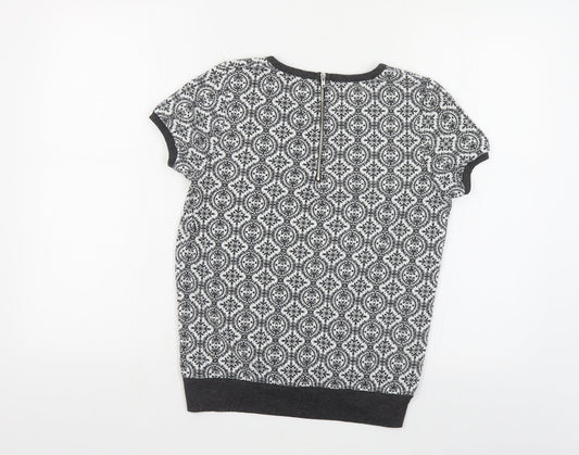 Womens UK Size 10 River Island Black Pullover Jumper
