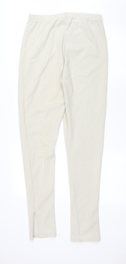 Womens UK Size 16 PRETTYLITTLETHING Regular Fit Jegging Beige Trousers