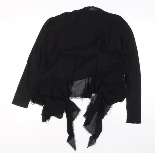 Womens UK Size 12 Topshop Black Cardigan Jumper