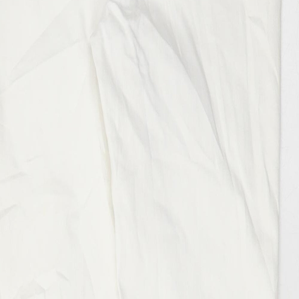 Womens UK Size 8 Marks and Spencer Regular Fit Skinny White Jeans