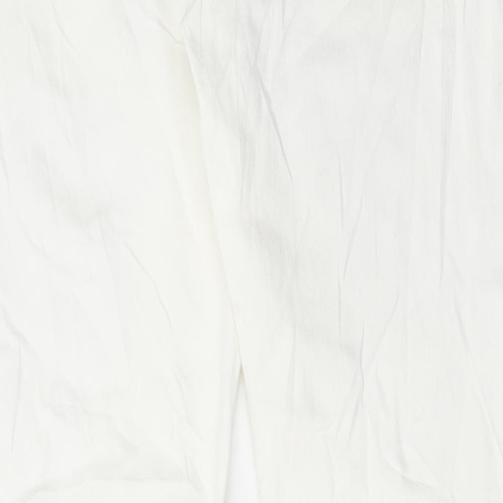 Womens UK Size 38 in Marks and Spencer Regular Fit Straight White Jeans
