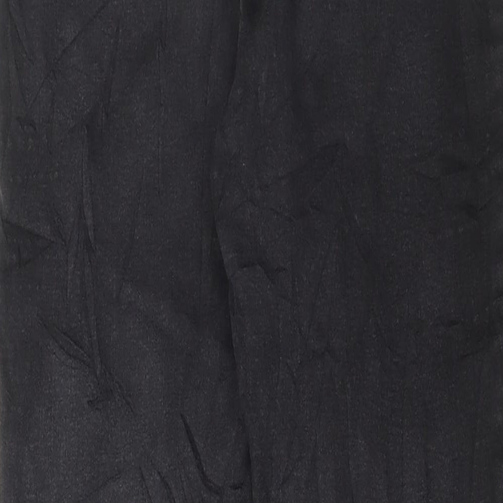 Denim & Co. Womens Black Cotton Skinny Jeans Size 12 L26 in Regular Button