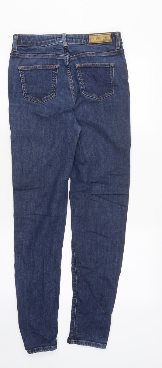 Womens UK Size 10 Marks and Spencer Regular Fit Skinny Blue Jeans