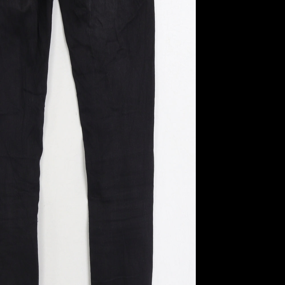 Womens UK Size 6 H&M Regular Fit Skinny Black Jeans