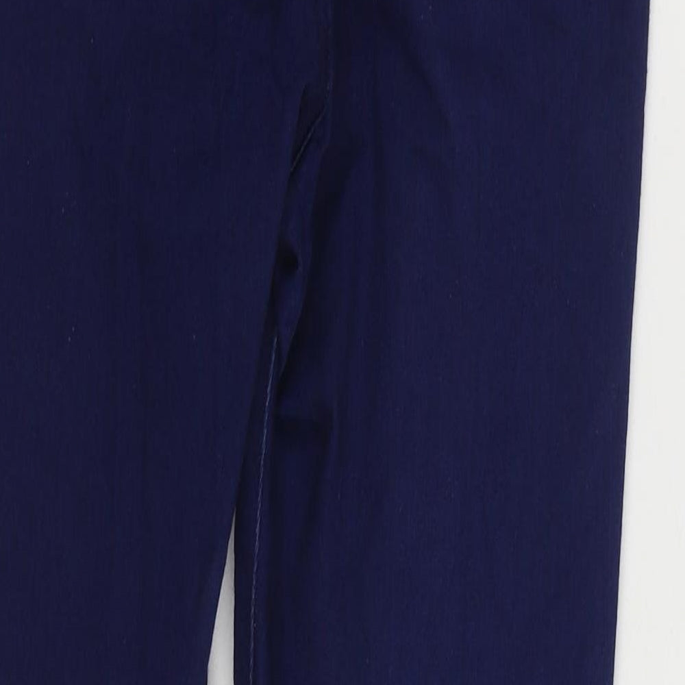 Topshop Womens Blue Cotton Skinny Jeans Size 30 in L32 in Regular Zip