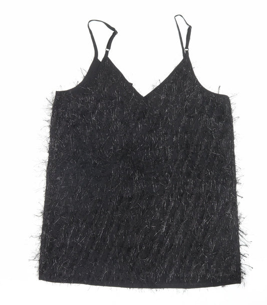 Womens UK Size 12 NEXT Black Camisole Tank