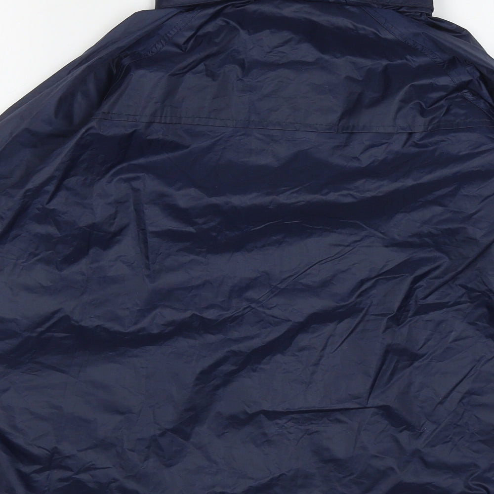 Wetplay Boys Blue Rain Coat Coat Size 7-8 Years Zip