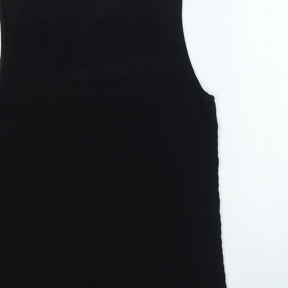 Womens UK Size S Gap Black Basic Blouse