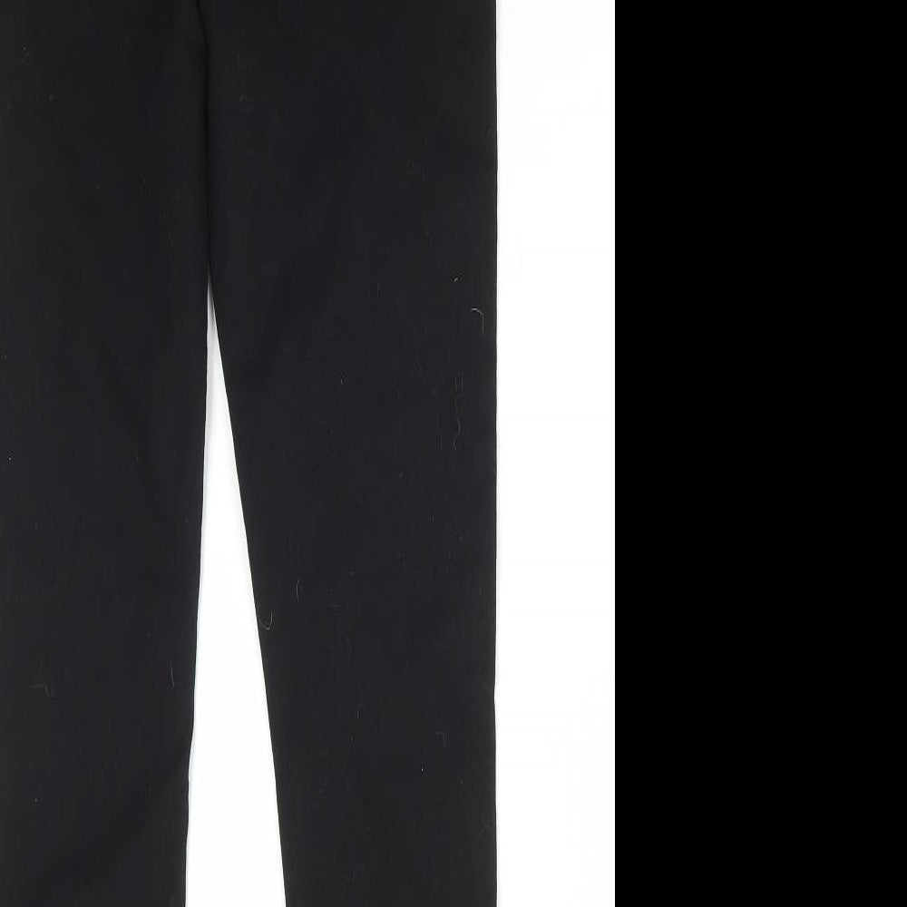 Studio Girls Black Cotton Skinny Jeans Size 12-13 Years Regular Button
