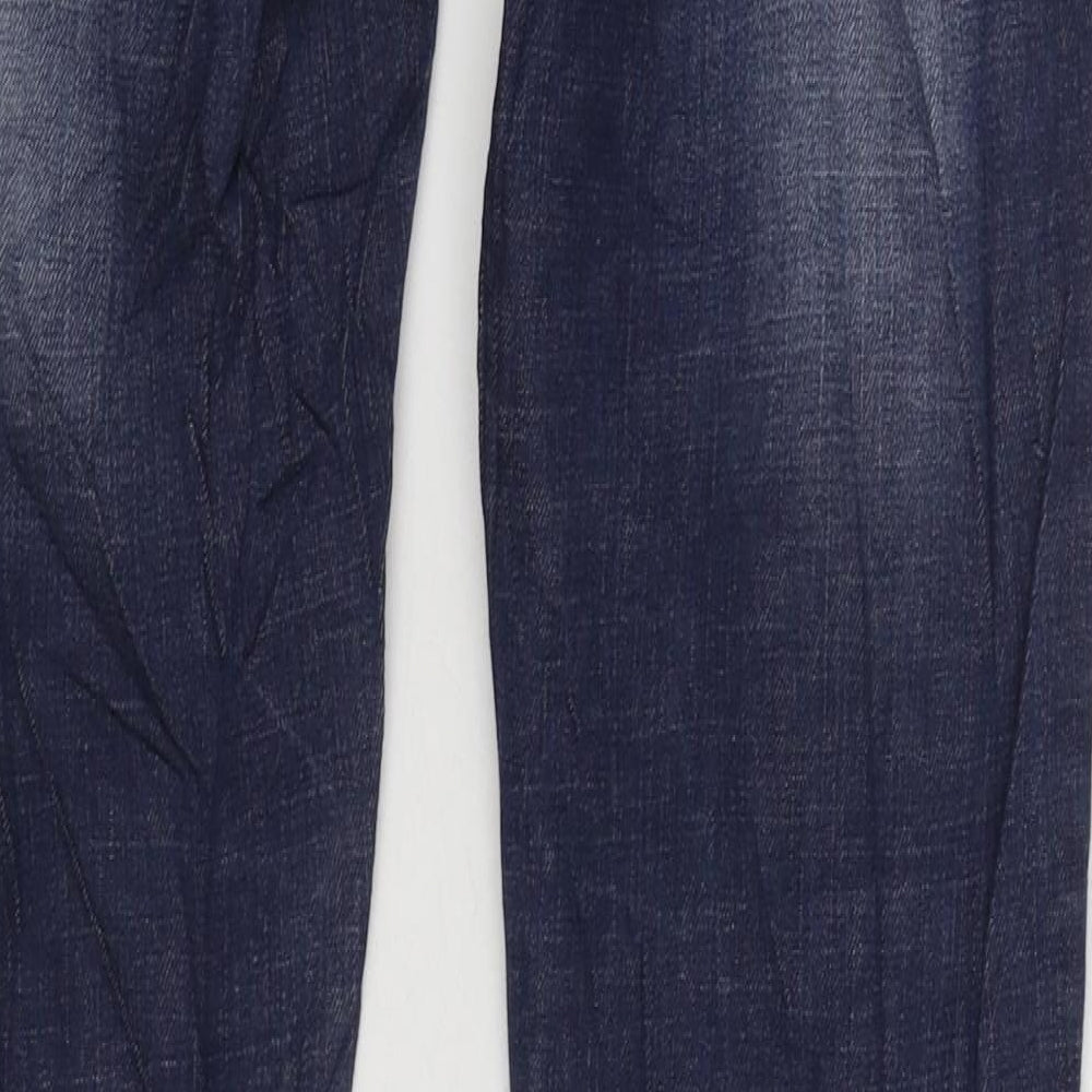 Womens UK Size 10 Monday Regular Fit Skinny Blue Jeans