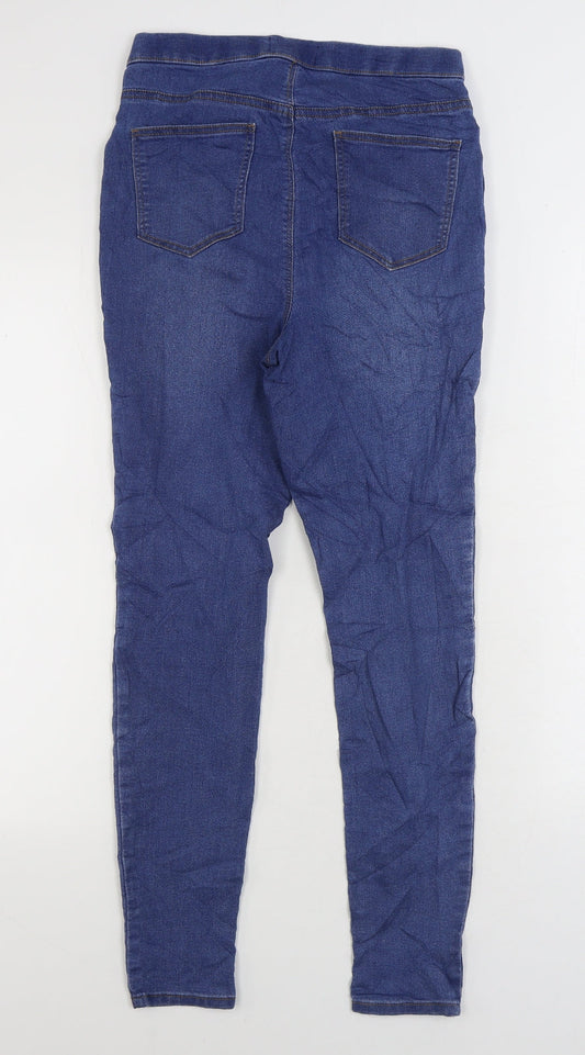 Matalan Womens Blue Cotton Jegging Jeans Size 8 L27 in Regular
