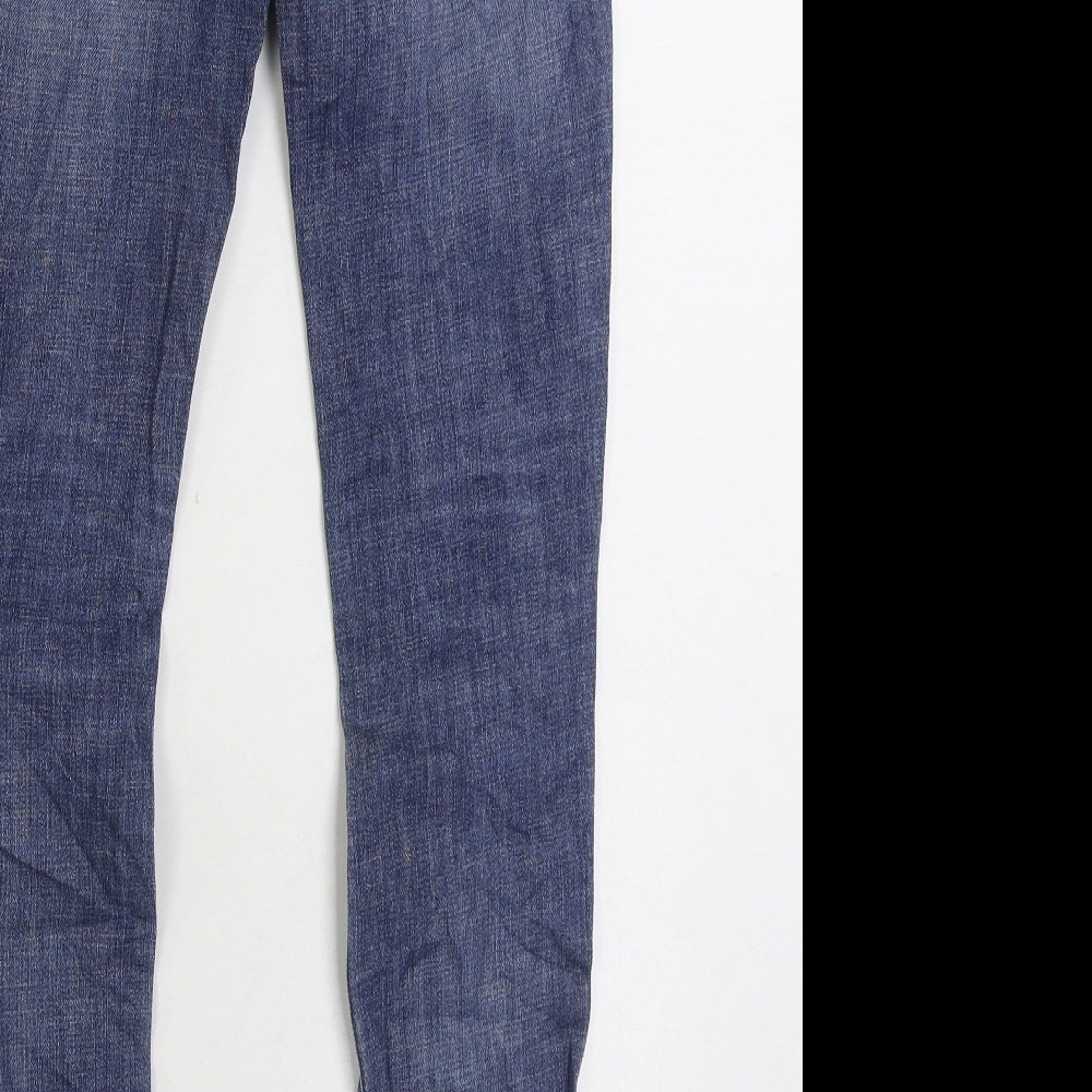 Gap Womens Blue Cotton Skinny Jeans Size XS L30 in Regular Zip