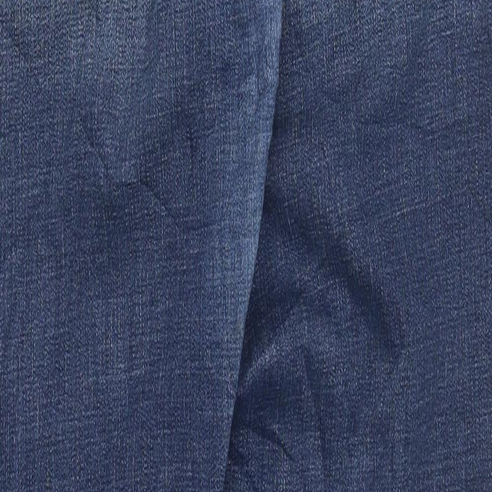 Lee Mens Blue Cotton Skinny Jeans Size S L35 in Slim Zip