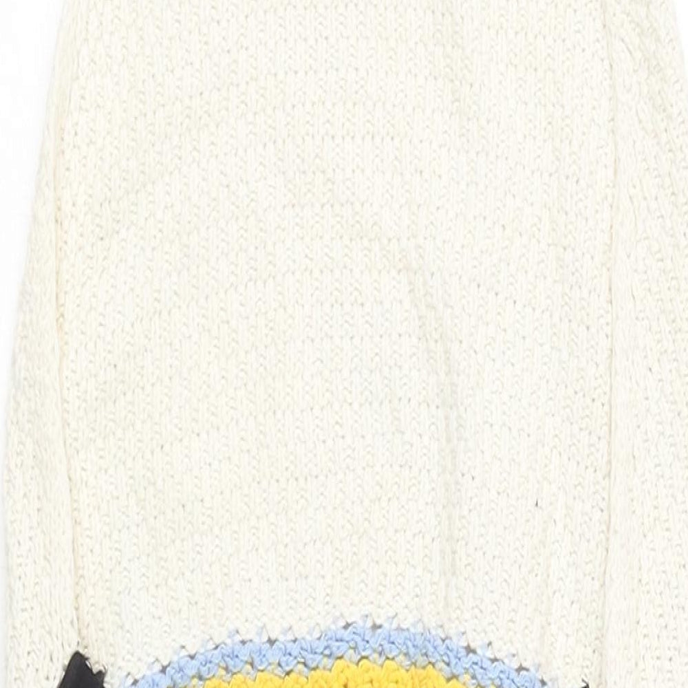 Zara Womens Multicoloured Colourblock Polyester Playsuit One-Piece Size S L16 in Tie