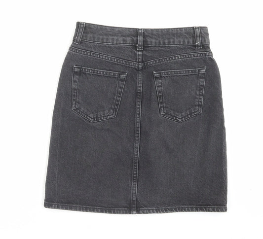 Womens UK Size 6 Topshop A-Line Denim Skirt