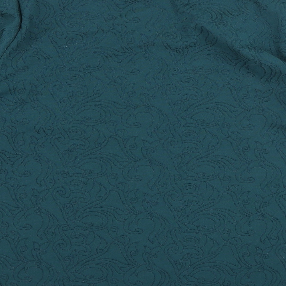 Womens UK Size 14 Marks and Spencer Green Basic T-Shirt