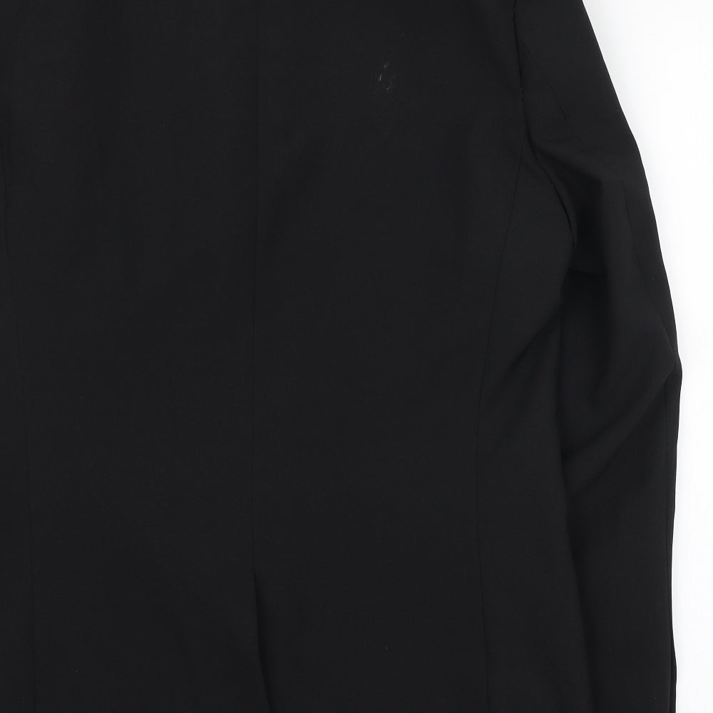 Mens UK Size George Big & Tall Black Suit Jacket