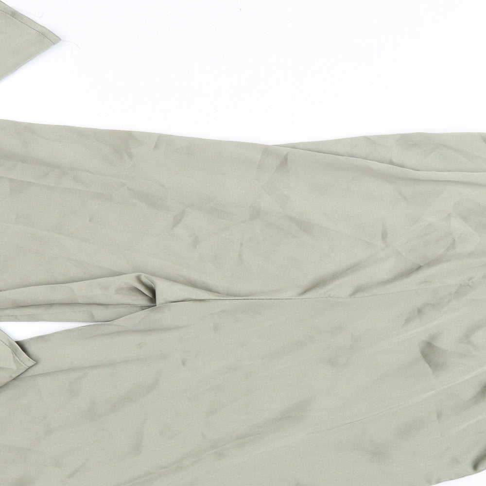 In the Style Womens Green Polyester Jumpsuit One-Piece Size 6 L32 in Pullover - Lace trim