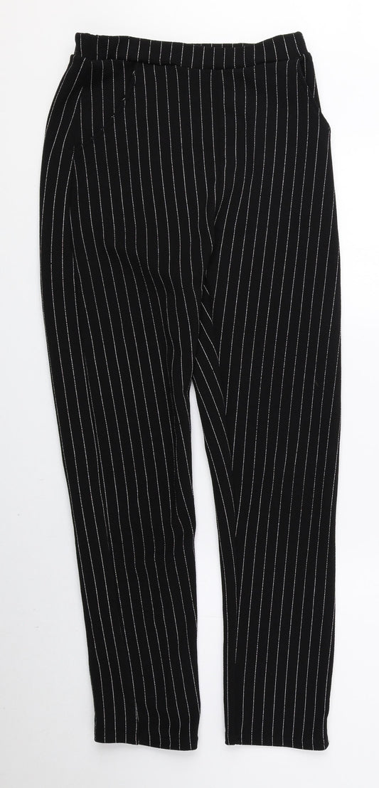 Womens UK Size 8 I SAW IT FIRST Regular Fit Carrot Black Trousers