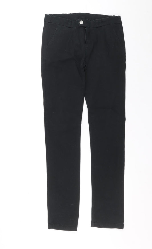 Womens UK Size M BIG STAR Relaxed Fit Skinny Black Jeans