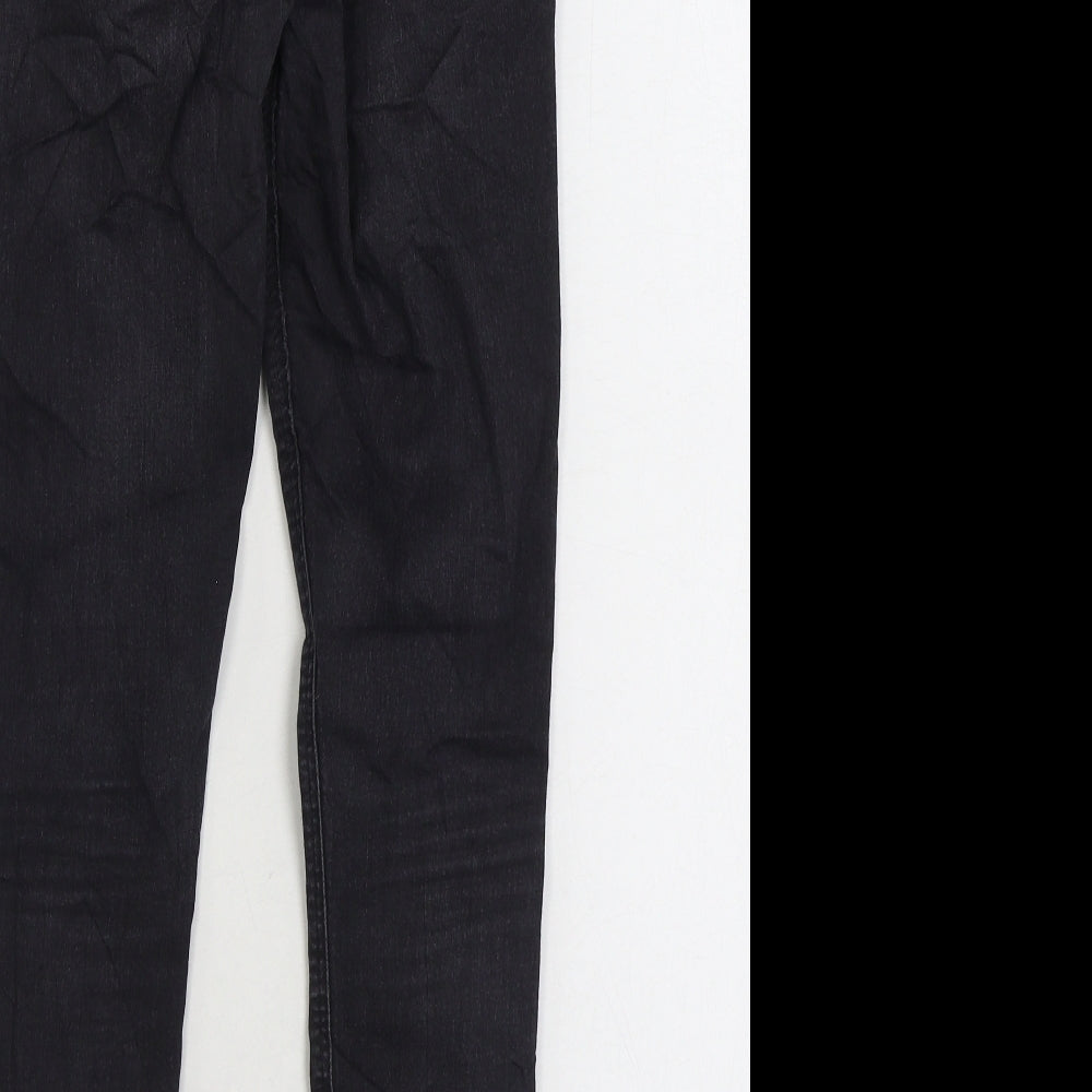 Mens UK Size 28 in Topshop Regular Fit Skinny Black Jeans