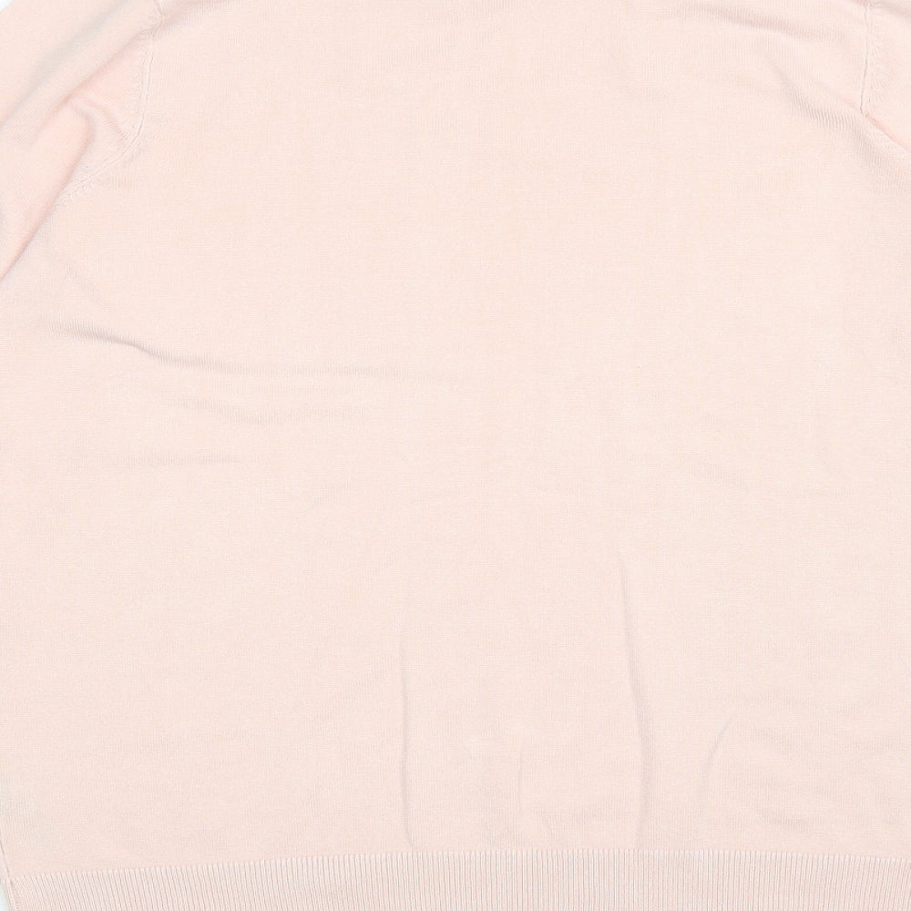 Womens UK Size 14 Preworn Pink Pullover Jumper