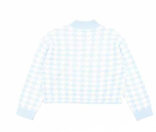 Womens UK Size M H&M Blue Pullover Jumper