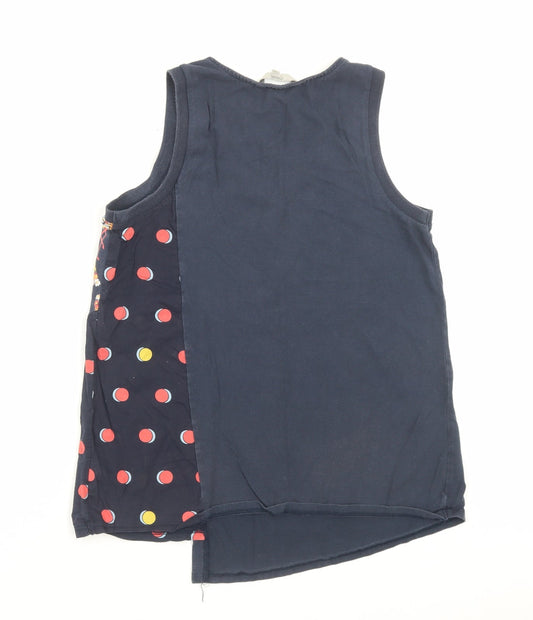Womens UK Size 8 NEXT Blue Basic Tank