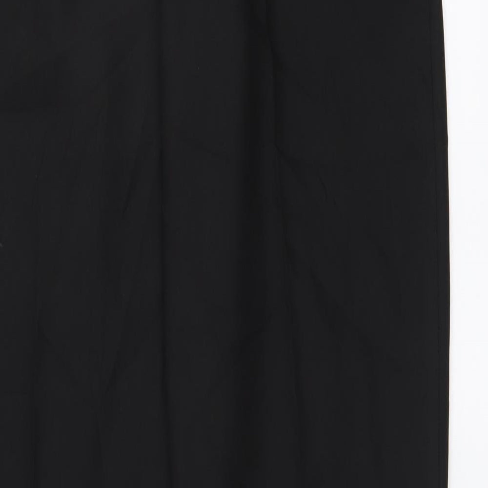 Womens UK Size 10 Per Una Regular Fit Black Trousers