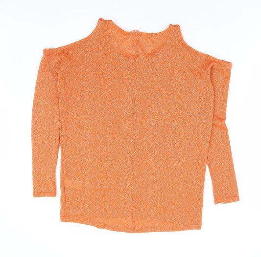Womens UK Size 8 NEXT Orange Pullover Jumper
