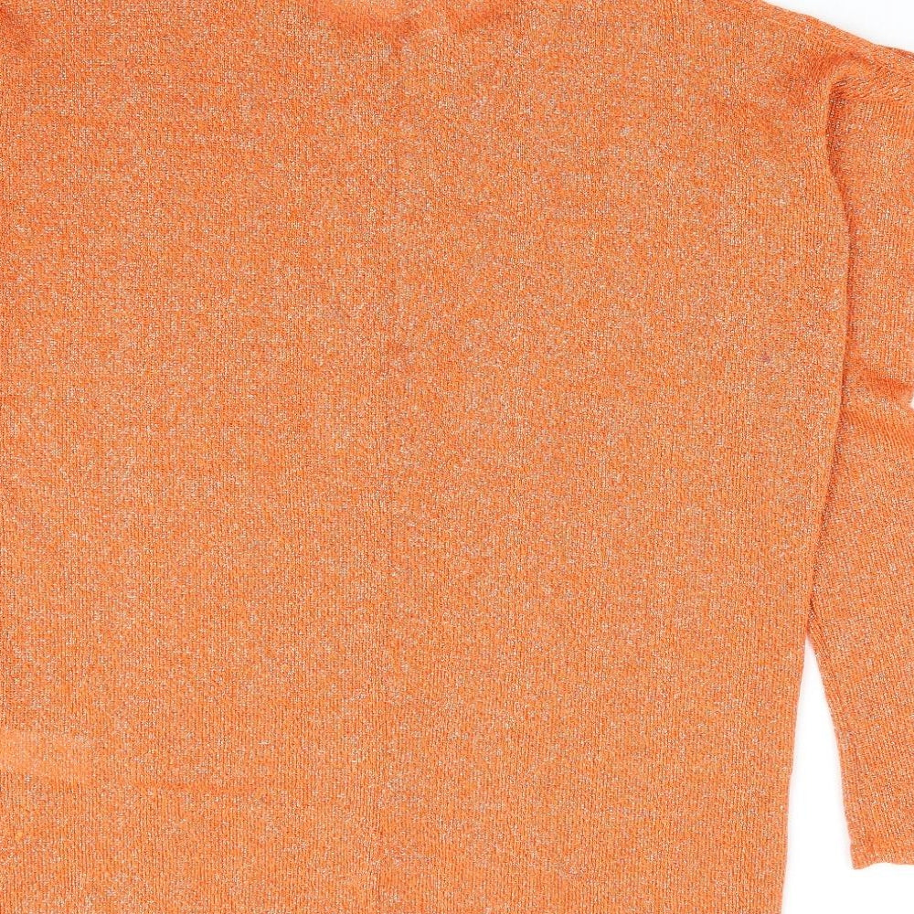 Womens UK Size 8 NEXT Orange Pullover Jumper
