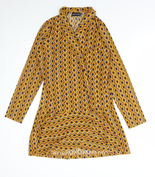 Womens UK Size 8 PRETTYLITTLETHING Yellow Jacket