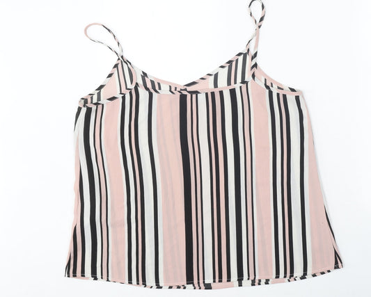 Womens UK Size 14 New Look Multicoloured Camisole Tank