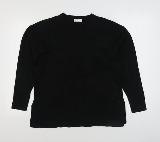 Womens UK Size 14 Matalan Black Pullover Jumper